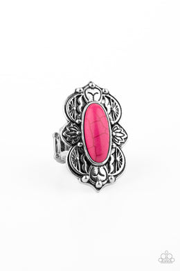Lotus Oasis - Pink Ring Paparazzi Accessories