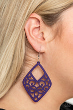 Load image into Gallery viewer, VINE For The Taking - Purple Earrings Paparazzi Accessories
