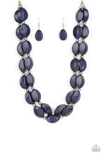 Load image into Gallery viewer, Two-Story Stunner - Blue Necklace Paparazzi Accessories