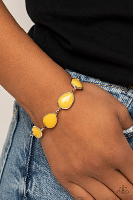 REIGNy Days - Yellow Bracelet Paparazzi Accessories
