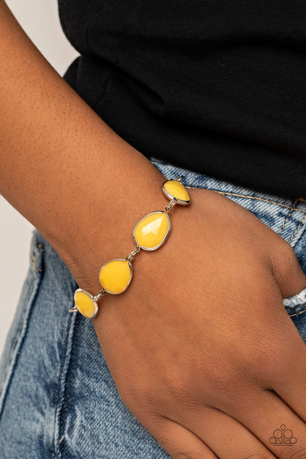 REIGNy Days - Yellow Bracelet Paparazzi Accessories