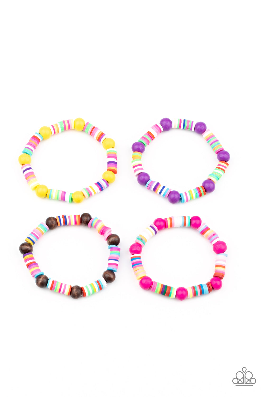 Wooden Bead Starlet Shimmer Paparazzi Accessories