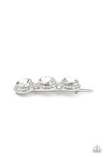 Load image into Gallery viewer, SPOTLIGHT It Up - White Hair Accessory Paparazzi Accessories