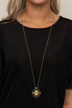 Load image into Gallery viewer, Adobe Adornment - Yellow Stone Necklace Paparazzi Accessories