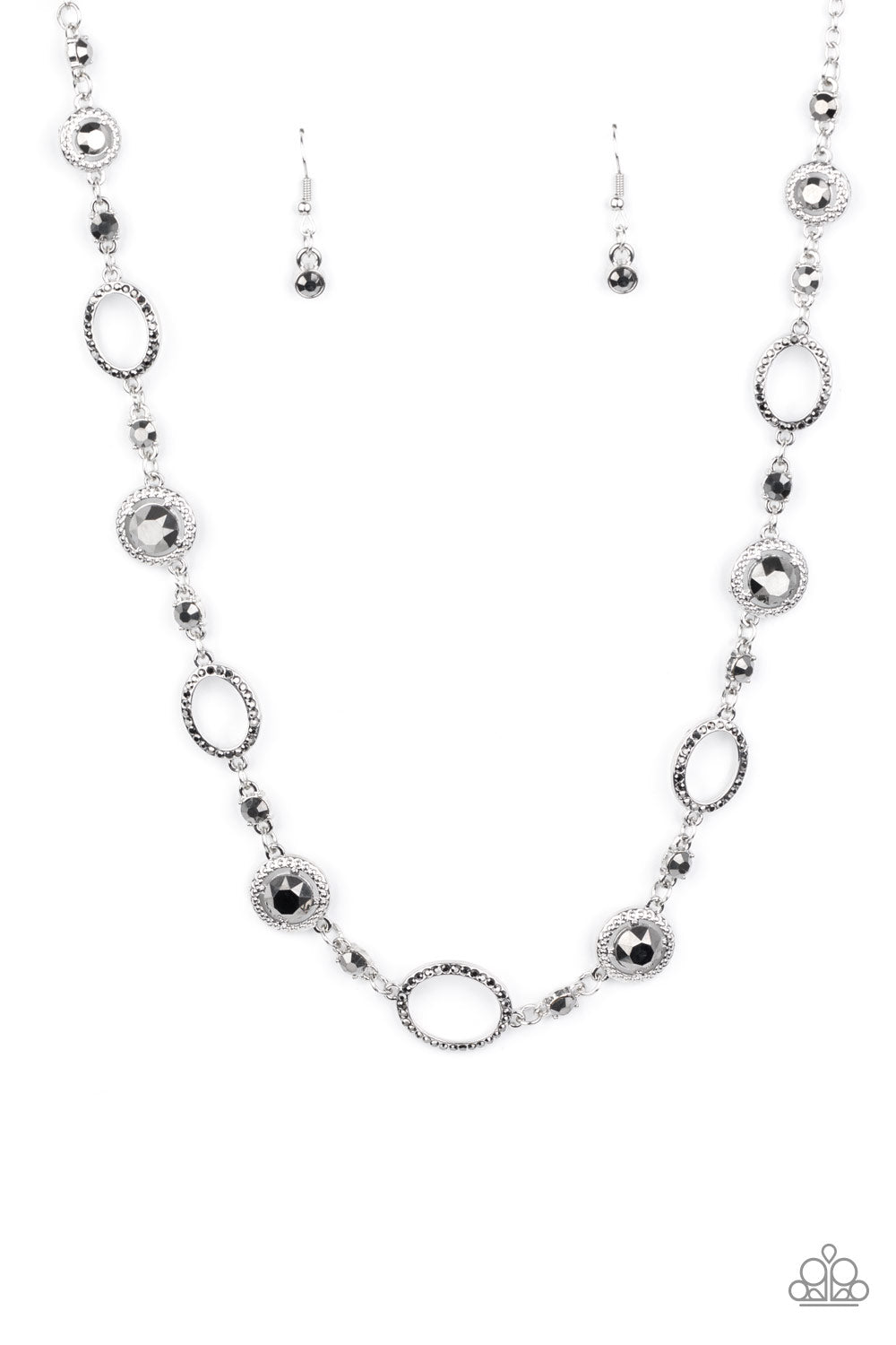 Pushing Your LUXE - Silver Necklace Paparazzi Accessories