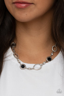 Pushing Your LUXE - Black Necklace Paparazzi Accessories