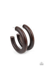 Load image into Gallery viewer, Woodsy Wonder - Brown Earrings Paparazzi Accessories