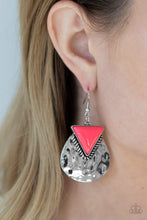 Load image into Gallery viewer, Road Trip Treasure - Pink Earrings Paparazzi Accessories