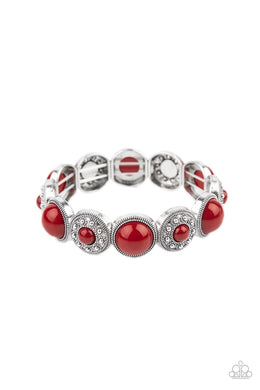 Garden Flair - Red Bracelet Paparazzi Accessories