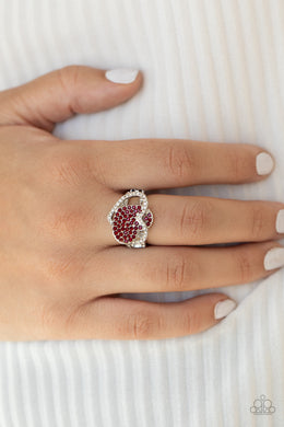 Million Dollar Matchmaker - Red Ring Paparazzi Accessories