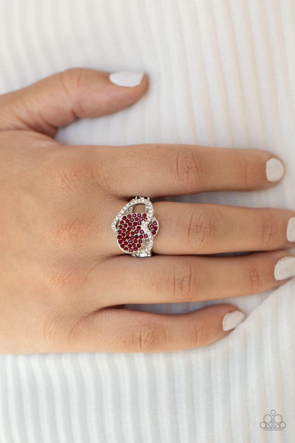 Million Dollar Matchmaker - Red Ring Paparazzi Accessories