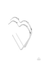Load image into Gallery viewer, I HEART a Rumor - Silver Earrings Paparazzi Accessories