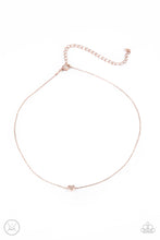 Load image into Gallery viewer, Humble Heart - Rose Gold Choker Necklace Paparazzi Accessories