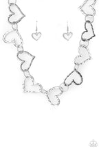 Load image into Gallery viewer, Vintagely Valentine - Silver Necklace Paparazzi Accessories