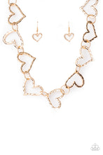 Load image into Gallery viewer, Vintagely Valentine - Gold Necklace Paparazzi Accessories