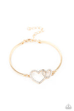 Load image into Gallery viewer, Cupid is Calling - Gold Bracelet Paparazzi Accessories