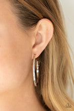 Load image into Gallery viewer, Reporting for Duty - Silver Earrings Paparazzi Accessories