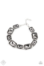 Load image into Gallery viewer, After Hours Silver Rhinestone Bracelet Paparazzi Accessories