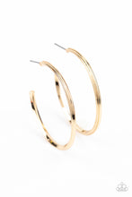 Load image into Gallery viewer, Chic As Can Be - Gold Earrings Paparazzi Accessories