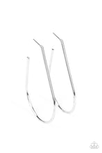 Load image into Gallery viewer, City Curves - Silver Earrings Paparazzi Accessories