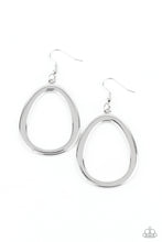 Load image into Gallery viewer, Casual Curves - Silver Earrings Paparazzi Accessories