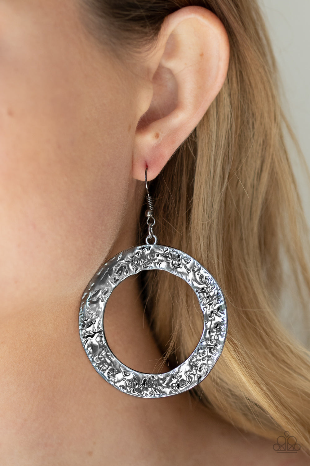 PRIMAL Meridian - Black Earrings Paparazzi Accessories
