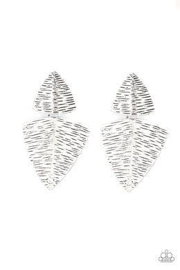 PRIMAL Factors - Silver Earrings Paparazzi Accessories