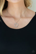 Load image into Gallery viewer, GLOW by Heart - White Necklace Paparazzi Accessories