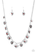 Load image into Gallery viewer, Lovely Lockets - Red Necklace Paparazzi Accessories