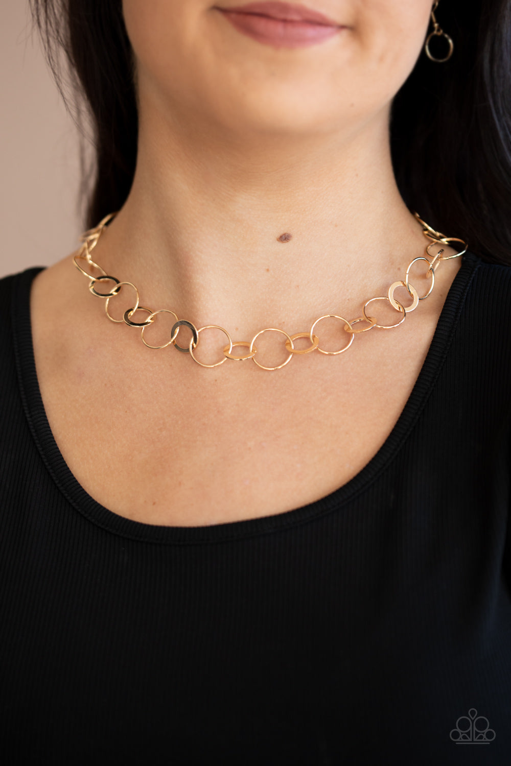 Revolutionary Radiance - Gold Necklace Paparazzi Accessories