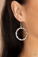 Load image into Gallery viewer, Crystal Circlets - Brown Earrings Paparazzi Accessories