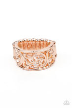 Load image into Gallery viewer, Di-VINE Design - Rose Gold Ring Paparazzi Accessories