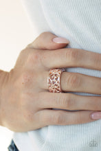 Load image into Gallery viewer, Di-VINE Design - Rose Gold Ring Paparazzi Accessories