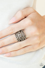 Load image into Gallery viewer, FRILLED To Be Here - Silver Ring Paparazzi Accessories