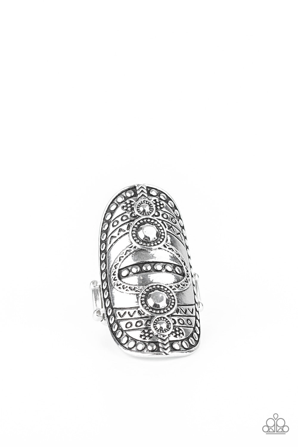 Tiki Trail - Silver Ring Paparazzi Accessories