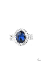 Load image into Gallery viewer, Unstoppable Sparkle - Blue Ring Paparazzi Accessories