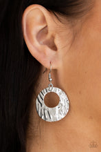 Load image into Gallery viewer, Warped Perceptions - Silver Earrings Paparazzi Accessories