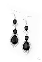 Load image into Gallery viewer, Fully Flauntable - Black Earrings Paparazzi Accessories