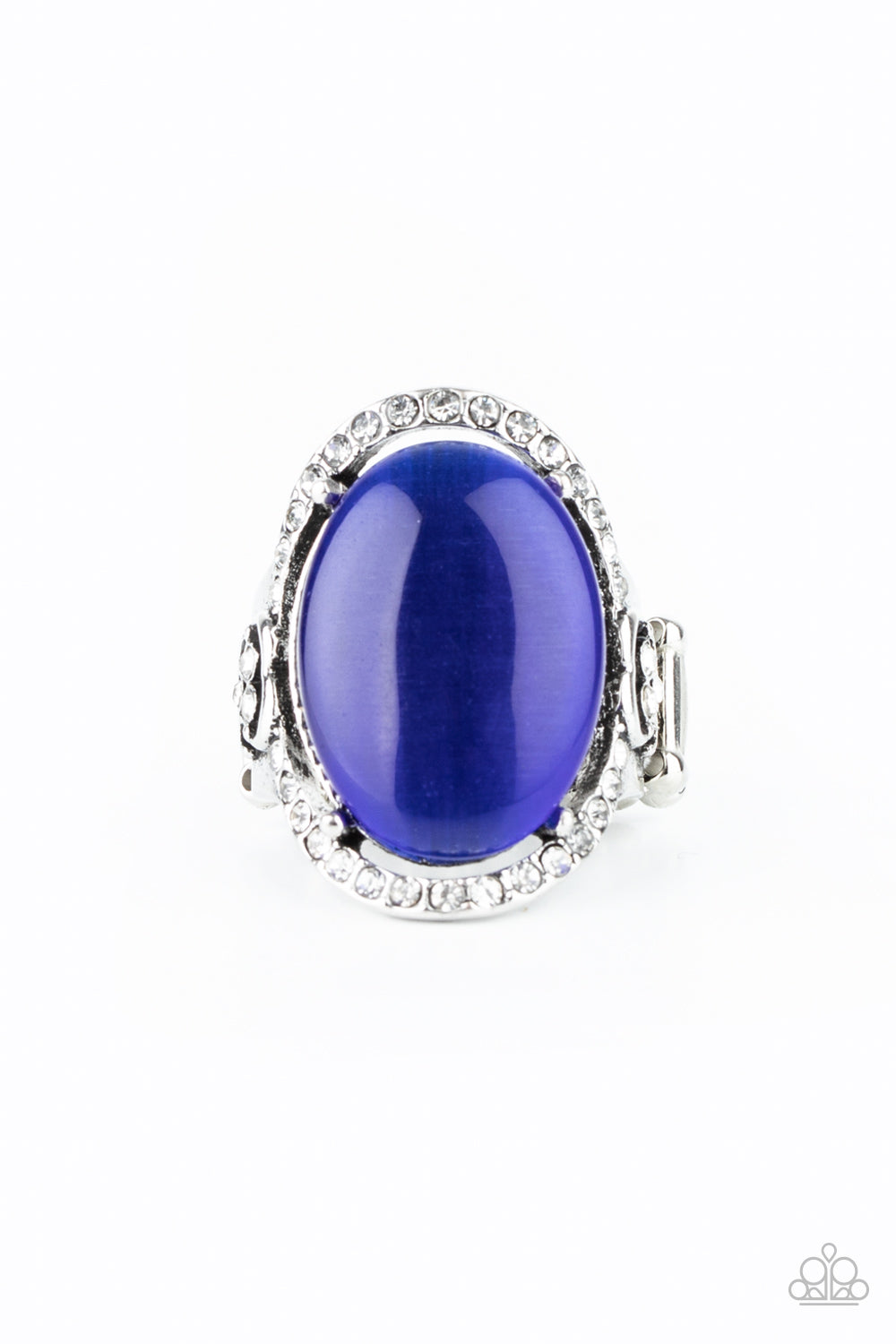 Happily Ever Enchanted - Blue Cat's Eye Ring Paparazzi Accessories