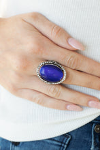 Load image into Gallery viewer, Happily Ever Enchanted - Blue Cat&#39;s Eye Ring Paparazzi Accessories