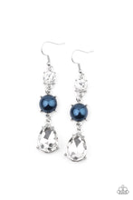 Load image into Gallery viewer, Unpredictable Shimmer - Blue Earrings Paparazzi Accessories