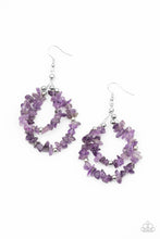 Load image into Gallery viewer, Canyon Rock Art - Purple Earrings Paparazzi Accessories