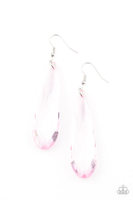 Crystal Crowns - Pink Earrings Paparazzi Accessories