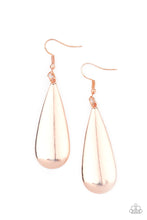 Load image into Gallery viewer, The Drop Off - Rose Gold Earrings Paparazzi Accessories