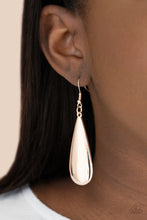 Load image into Gallery viewer, The Drop Off - Rose Gold Earrings Paparazzi Accessories