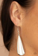 Load image into Gallery viewer, The Drop Off - Silver Earrings Paparazzi Accessories