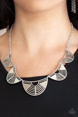 Record-Breaking Radiance - Silver Necklace Paparazzi Accessories