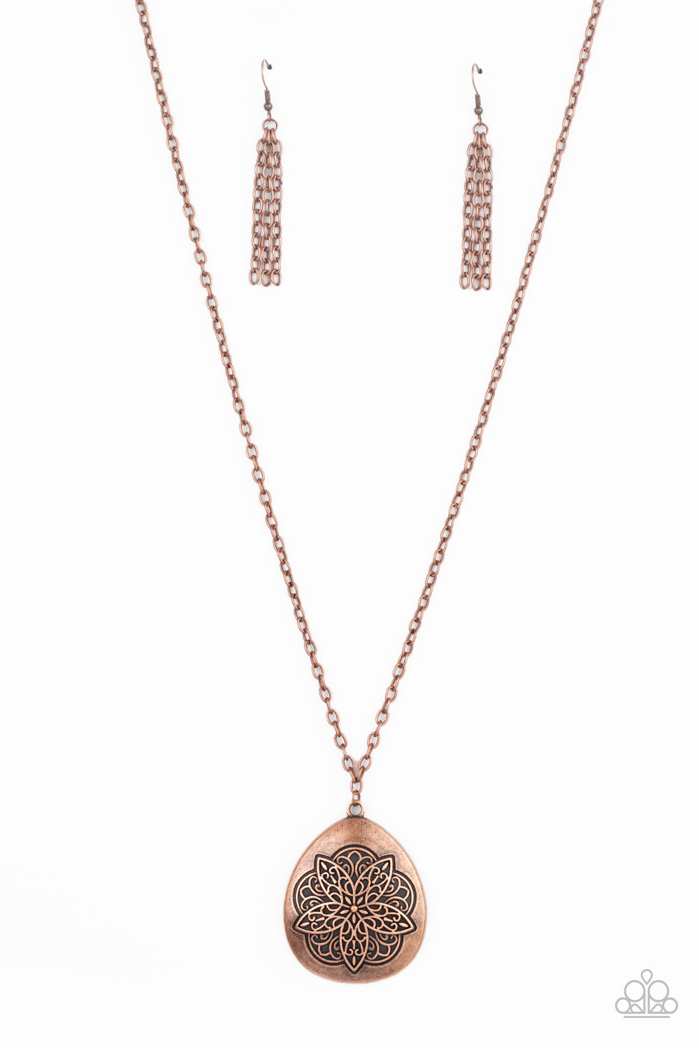 Rustic Renaissance - Copper Necklace Paparazzi Accessories