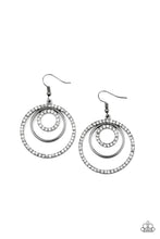 Load image into Gallery viewer, Bodaciously Bubbly - Black Earrings Paparazzi Accessories