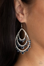 Load image into Gallery viewer, Break Out In TIERS - Blue Earrings Paparazzi Accessories